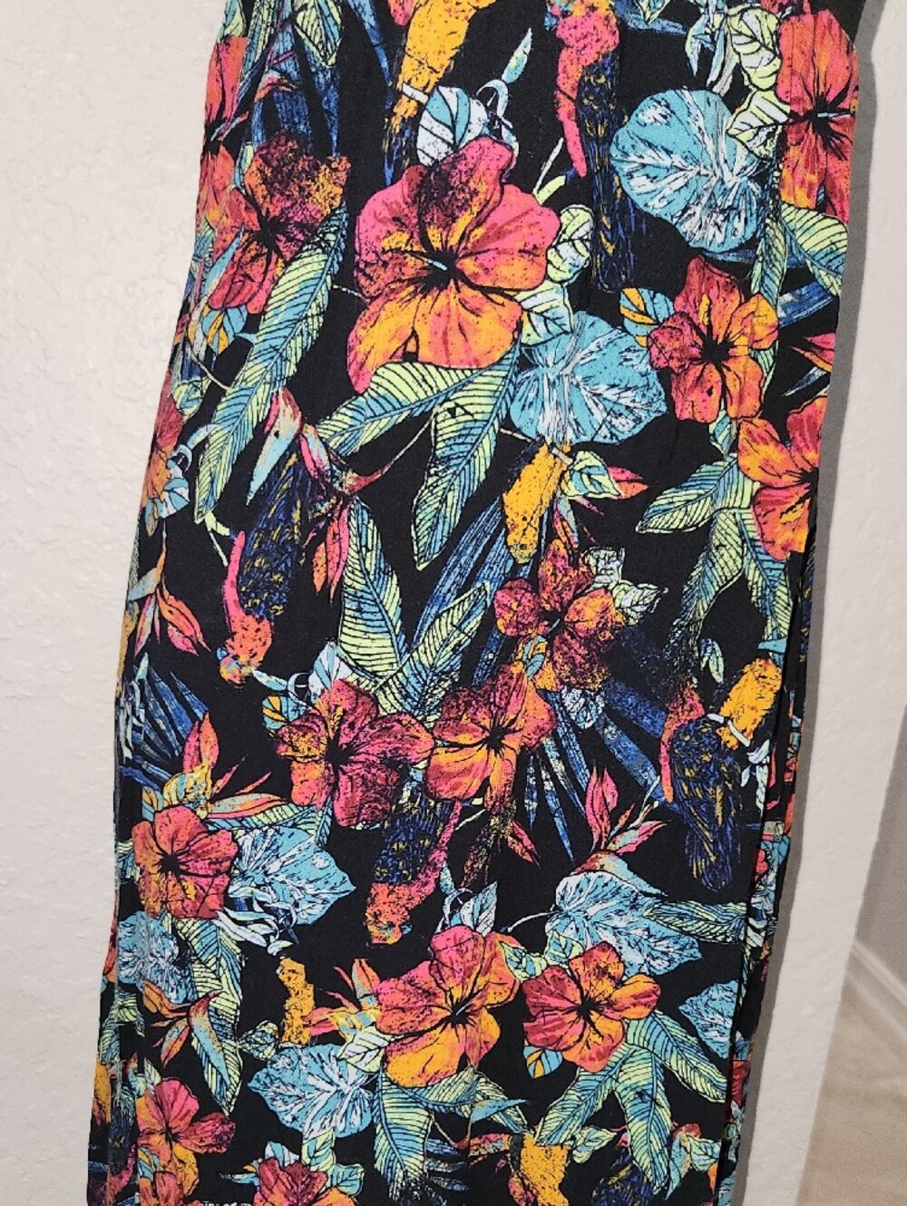 Mudd Black Tank Maxi Dress with Multicolor Floral Skirt - Picture 2 of 5